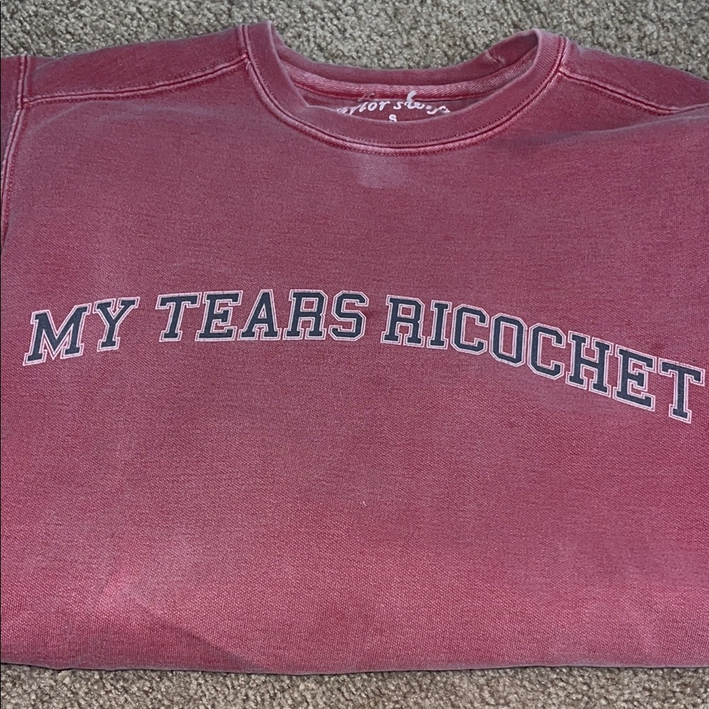 Taylor Swift Burgundy Sweatshirt